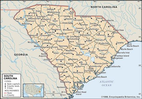 cities in s carolina